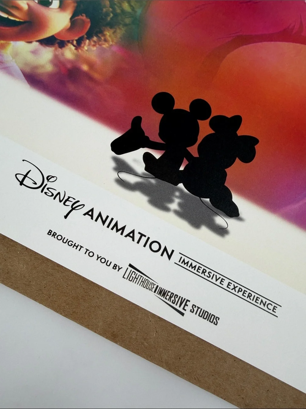 2023 Disney Animation Immersive Experience 17.5x11.25 Print VIP Package Print